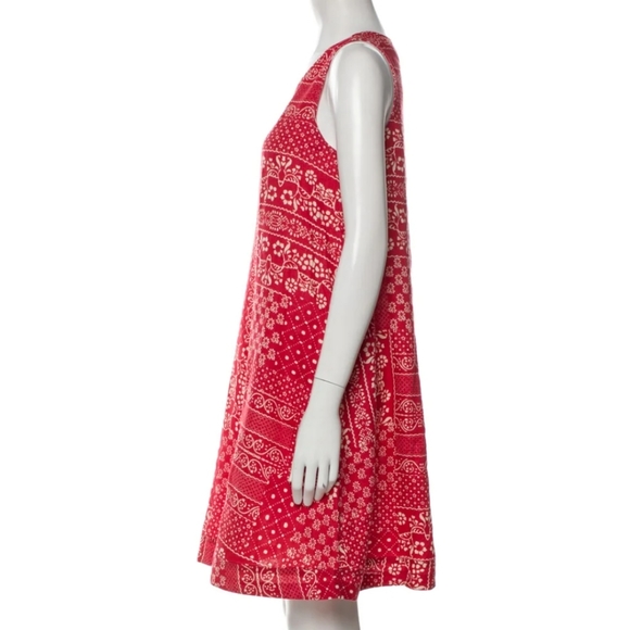 Rachel Zoe A-Line Mia Linen Print Dress w/Pockets-NEW! - Picture 7 of 14